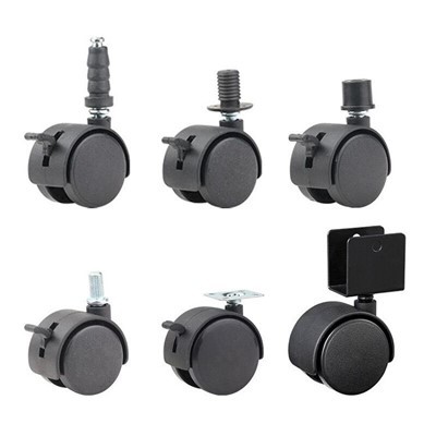 풋 페달이 있는 레벨링 캐스터